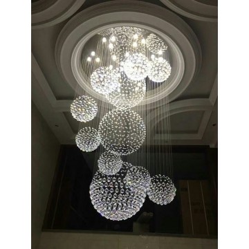 PRIMA DONNA HIGH CEILING MAJESTIC CRYSTAL CHANDELIER